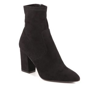 Steve Madden Elory Black Faux Suede Boots 7.5